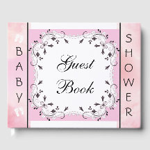 Pink und Black Baby Showbook