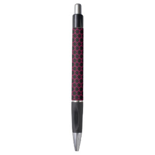 Pink und Black Blume Cluster Pen Kugelschreiber