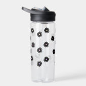 Pink und Black Daisy Mama Wasserflasche Trinkflasche (Rechts)