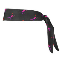 Pink und Black Dinosaur Tennis Pattern