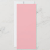 Pink und Black Girl Hockey Ticket Geburtstag Einladung (Rückseite)