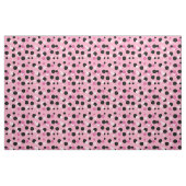 Pink und Black Polka Dot Fabric Stoff (Fat Quarter (45,7 x 55,9 cm))