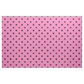 Pink und Black Polka Dot Pattern Stoff (Yard (91,4 cm))