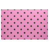Pink und Black Polka Dot Pattern Stoff (Fat Quarter (45,7 x 55,9 cm))