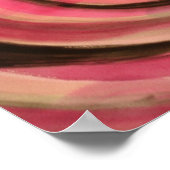 Pink und Black Race Poster (Ecke)