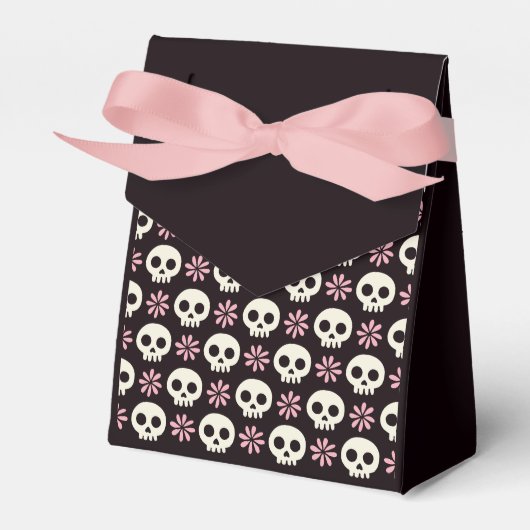 Pink und Black Skull Gevor Box Geschenkschachtel (Vorderseite)