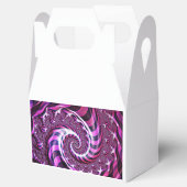 Pink und Black Spiral Illusion Geschenkschachtel (Geöffnet)
