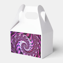 Pink und Black Spiral Illusion Geschenkschachtel