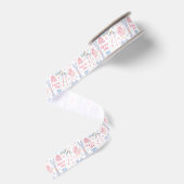 Pink und Blau Après-Ski Ripsband (Rückseite)