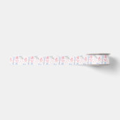 Pink und Blau Après-Ski Ripsband (Vorderseite)