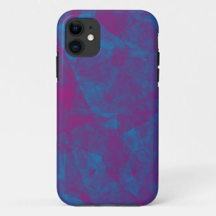 Pink und Blau-Eis-Textur, individuelle iPhone-Gehä iPhone 11 Hülle