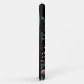 Pink und Blau Fraktal Case-Mate iPhone Hülle (Hinten/Rechts)