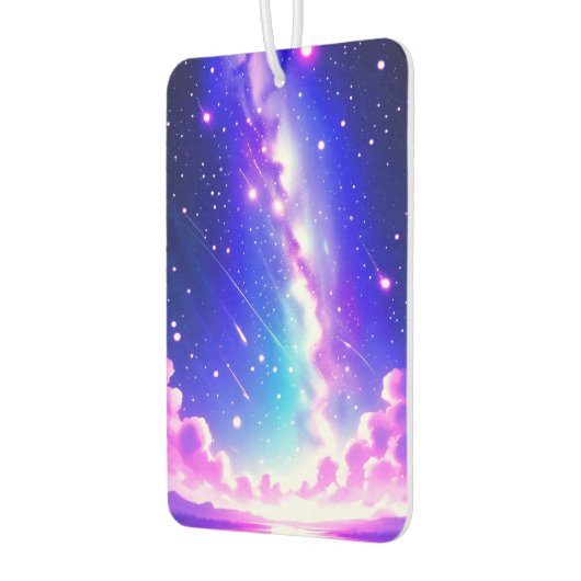 Pink und blau Interstellar Design Autoparfüme Autolufterfrischer (Links)