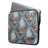 PINK UND BLAUE SCHALTFLÄCHE LAPTOPSCHUTZHÜLLE (Vorderseite Links)