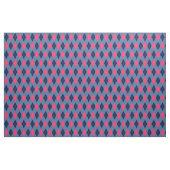 Pink und Blauer Raute Stoff (Yard (91,4 cm))
