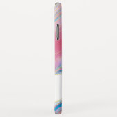 Pink und Blue Agate Stone Muster Case-Mate iPhone Hülle (Hinten/Rechts)