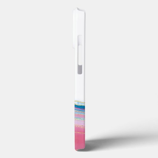 Pink und Blue Agate Stone Muster Case-Mate iPhone Hülle (Rückseite / Links)