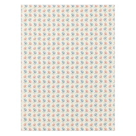 Pink und Blue Blume Tischdecke