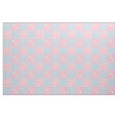 Pink und Blue Damask Patchwork mit Name Stoff (Fat Quarter (45,7 x 55,9 cm))