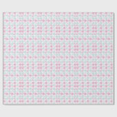 Pink und Blue Dots - Muster - Papier für das Umpac Geschenkpapier (Flach)