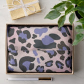 Pink und Blue Leopard Muster Seidenpapier (Geschenk)