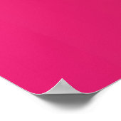 Pink und Blue Pentagon Spiral Poster (Ecke)