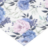 Pink und Blue Peony Floral Tableclout Tischdecke (Schrägansicht)