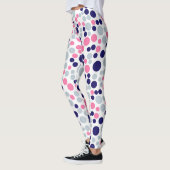 Pink und Blue Polka Dot Leggings (Links)