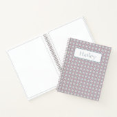 Pink und Blue Spiral Notebook Notizblock (Innenseite)