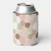 Pink und Braun-Mummmuster Dosenkühler (Kanne Rückseite)