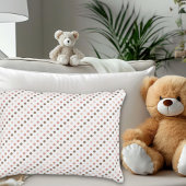 Pink und braun Polka Dot Accent Pillow Dekokissen