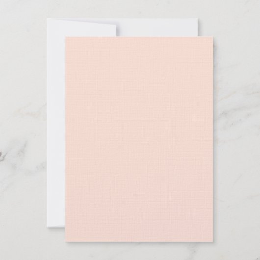 Pink und Brown Paisley Floral Einladung (Rückseite)