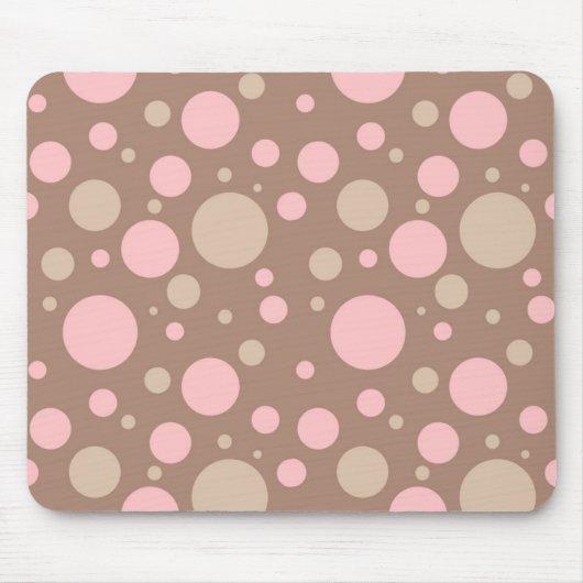 ~~Pink und Brown-Tupfen Mousepad (Vorne)