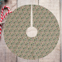 Pink und Creme Variegated Poinsettia Muster