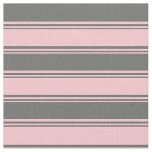 Pink und Dim, grau gefärbte Streifen/Linienmuster Stoff