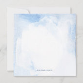 Pink und Dusty Blue werden Sie meine Bridesmaid se Einladung (Rückseite)