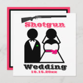 Pink-und Einladung (Vorne/Hinten)