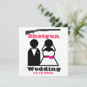 Pink-und Einladung (Stehend Vorderseite)