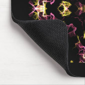 Pink und gelb Mandala Mousepad (Ecke)