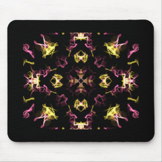 Pink und gelb Mandala Mousepad