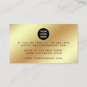 Pink und Gold Ballon Party Plane Visitenkarte (Rückseite)