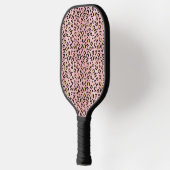 Pink und Gold Cheetah Pickleball Paddle (Links)