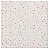 Pink und Gold Confetti Dots Stoff (Muster)