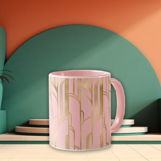 Pink und Gold Deco Träume Tasse