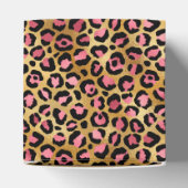 Pink und Gold Leopard Serie Design 13 Geschenkschachtel (Oben)