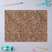 Pink und Gold Leopard Serie Design 13 Seidenpapier (Basteln)