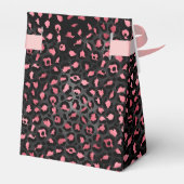 Pink und Gold Leopard Serie Design 14 Geschenkschachtel (Rückseite)