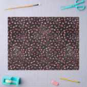 Pink und Gold Leopard Serie Design 14 Seidenpapier (Basteln)