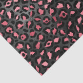 Pink und Gold Leopard Serie Design 14 Seidenpapier (Detail)