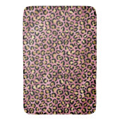 Pink und Gold Leopard Serie Design 15 Badematte (Vorderseite Vertikal)